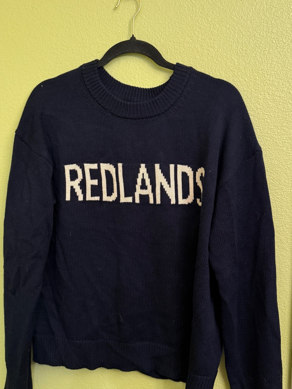 Kith Navy and Cream 'REDLANDS' Crewneck Sweater